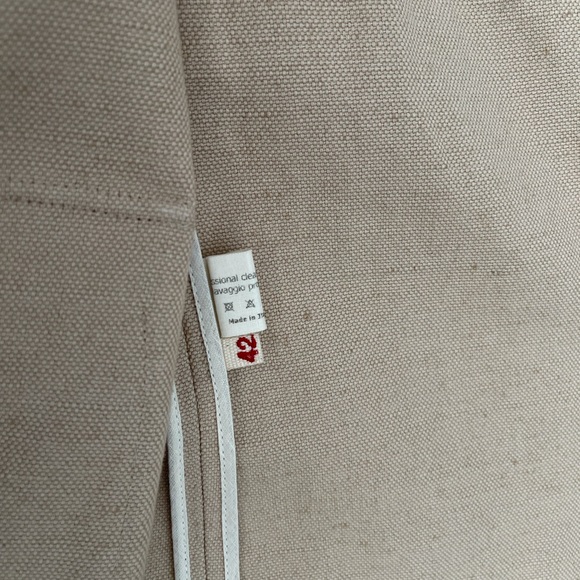 Marni Women Tan Cotton Long Jacket - Picture 9 of 16